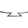 Chrome 4 inch Z Handlebars without Indents for Harley-Davidson
