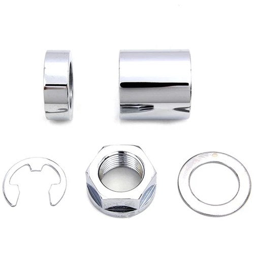 Rear Axle Spacer Kit Smooth Style for Harley-Davidson