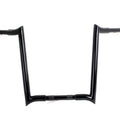 16 inch Black Z-Bar Handlebar with Indents for Harley-Davidson