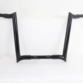 14 inch Black Z-Bar Handlebar with Indents for Harley-Davidson