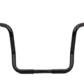 14 inch Dresser Ape Hanger Handlebar with Indents Black for Harley-Davidson
