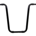 Narrow Body Ape Hanger Handlebar with Indents Black for Harley-Davidson