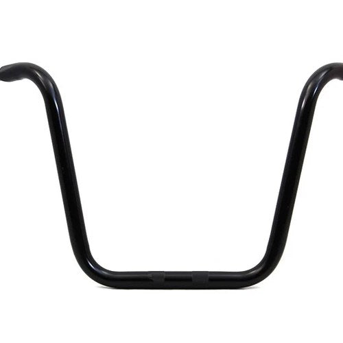 15-1/2 inch Rhino Ape Hanger Handlebar with Indents Black for Harley-Davidson