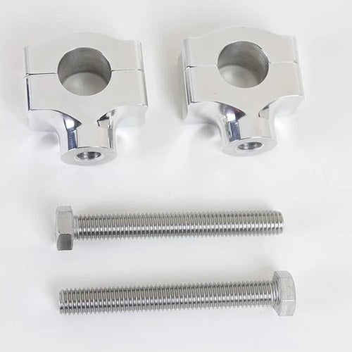 1 inch Handlebar Riser Set Polished for Harley-Davidson