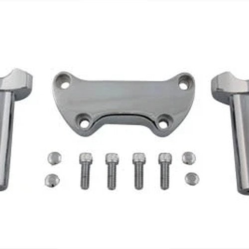 4-1/2 inch Post Riser Kit Chrome for Harley-Davidson