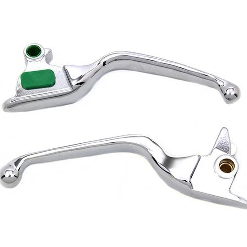 Chrome Smooth Wide Hand Lever Set for Harley-Davidson