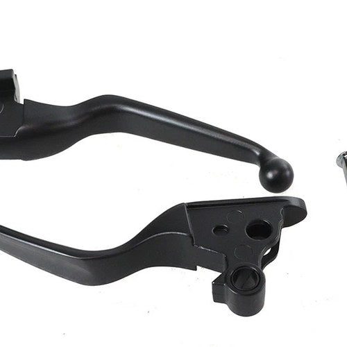 Hand Lever Set Black for Harley-Davidson