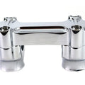 Fat 1 inch Riser Set Chrome for Harley-Davidson