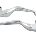 Chrome Slotted Hand Lever Set for Harley-Davidson