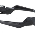 Black Smooth Contour Hand Lever Set for Harley-Davidson