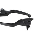 Black Smooth Contour Tamer Hand Lever Set for Harley-Davidson