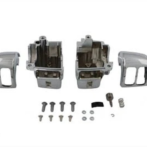Handlebar Switch Housing Kit Chrome for Harley-Davidson