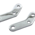 Chrome Elevated Footpeg Mount Bracket Set for Harley-Davidson