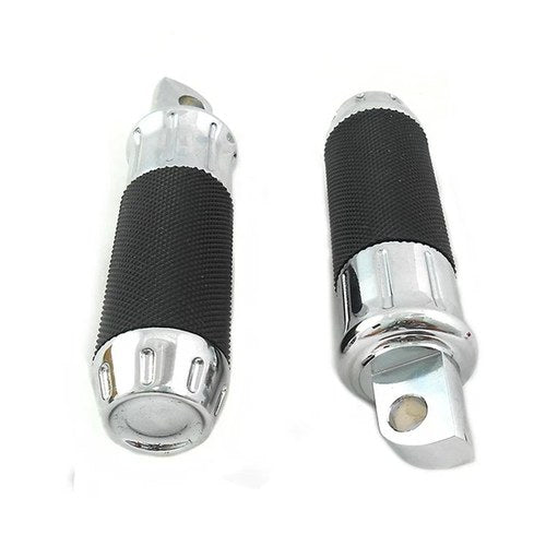 Chrome Plain Style Footpeg Set for Harley-Davidson