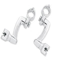 360° Adjustable Passenger Footpeg Mount Kit Chrome for Harley-Davidson