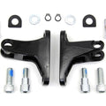Black Rear Passenger Mini Footboard Mount Kit for Harley-Davidson