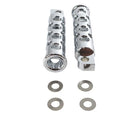 Chrome Hole Shot Style Footpeg Set for Harley-Davidson