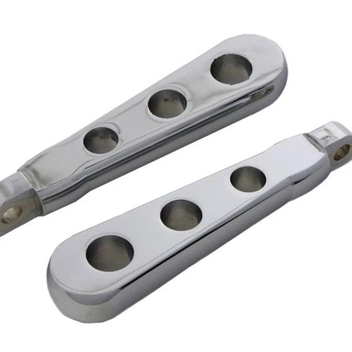 Chrome Spoon Footpeg Set for Harley-Davidson