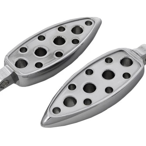 Chrome Teardrop Footpeg Set for Harley-Davidson