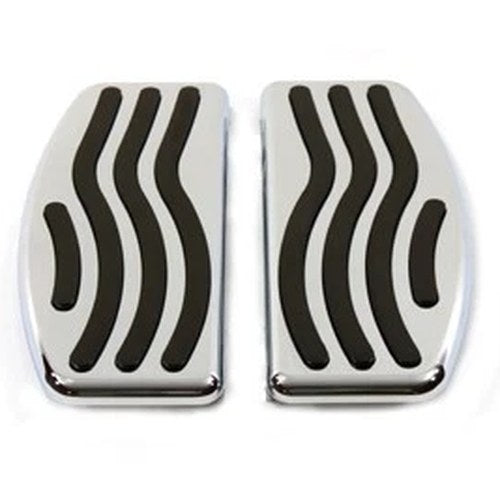 Driver Footboard Set with Wave Design for Harley-Davidson