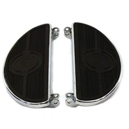Half Moon Footboard Set Chrome for Harley-Davidson