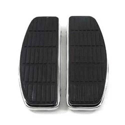 Driver Chrome 'D' Shape Footboard Set for Harley-Davidson