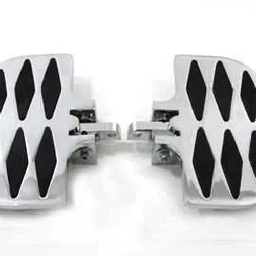 Passenger Mini Footboard Set with Diamond Design for Harley-Davidson