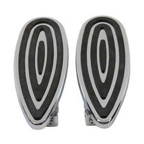 Driver Footboard Set with Teardrop Design for Harley-Davidson