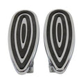 Driver Footboard Set with Teardrop Design for Harley-Davidson