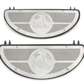 Half Moon Footboard Set Black for Harley-Davidson