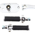 FX Mid-Footpeg Set Chrome for Harley-Davidson