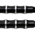 Black Tribal Style Footpeg Set for Harley-Davidson