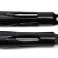Black Milled Style Footpeg Set for Harley-Davidson