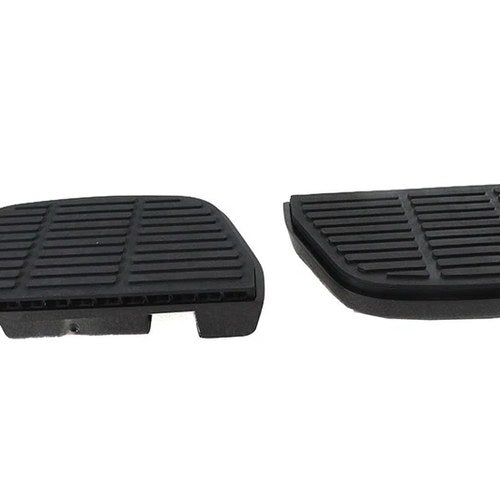 Black Block Rear Passenger Footboard Kit for Harley-Davidson