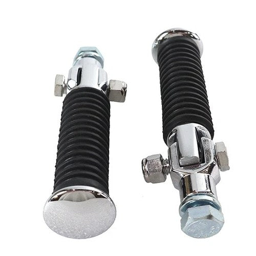 Rubber Style Passenger Footpeg Set for Harley-Davidson