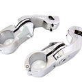 Short Angled Footpeg Mount Kit Chrome for Harley-Davidson