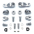 Adjustable Passenger Footpeg Mount Kit Chrome for Harley-Davidson