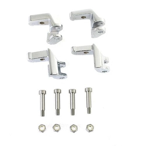 Driver Footboard Relocator Kit Chrome for Harley-Davidson