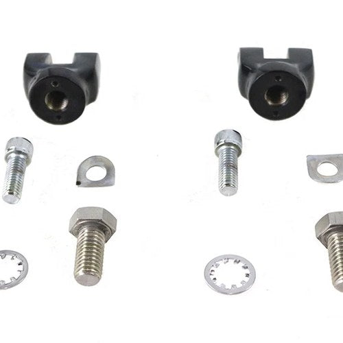Mini Footpeg Clevis Set Black for Harley-Davidson