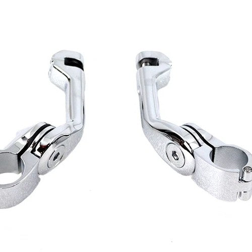 Adjustable Long Footpeg Mount Kit Chrome for Harley-Davidson