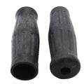 Black Grip Set 1909 Style for Harley-Davidson