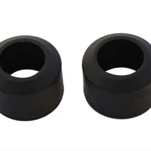33mm Rubber Fork Boots Black for Harley-Davidson