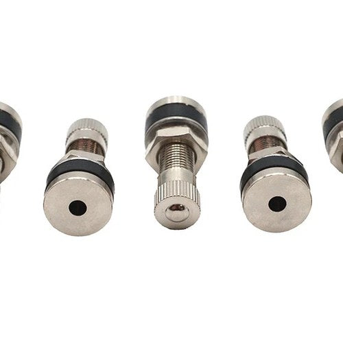 Tubeless Tire Valve For Mag Style Rims Chrome for Harley-Davidson