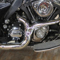 2 into 1 Exhaust Header Set Chrome for Harley-Davidson