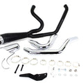 M8 2:1 Exhaust Header Set Black fits Harley Davidson