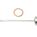Cadmium Plated Oil Tank Filler Cap and Gauge Kit for Harley-Davidson