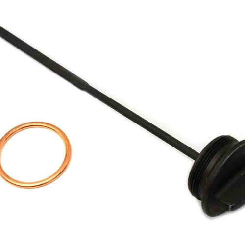 Parkerized Oil Tank Filler Cap and Gauge Kit for Harley-Davidson