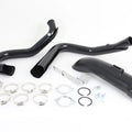 Wyatt Gatling 1-3/4 inch 2 into 1 Exhaust Header Set Black for Harley-Davidson
