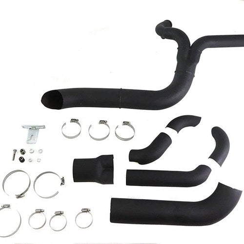 Speedster 1-3/4 inch 2 into 1 Exhaust Header Set Black for Harley-Davidson