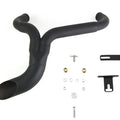 Wyatt Gatling Ground Pounder Exhaust System Black for Harley-Davidson